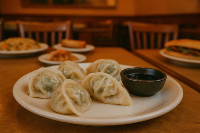 Vegetable Dumplings.