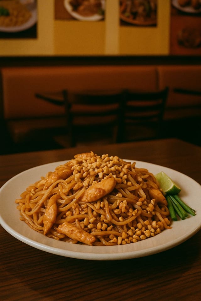 Chicken Pad Thai.